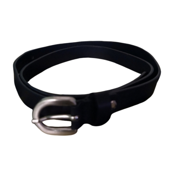 size M Black Belt Gennaro Di Palma Genuine Leather - Picture 1 of 16